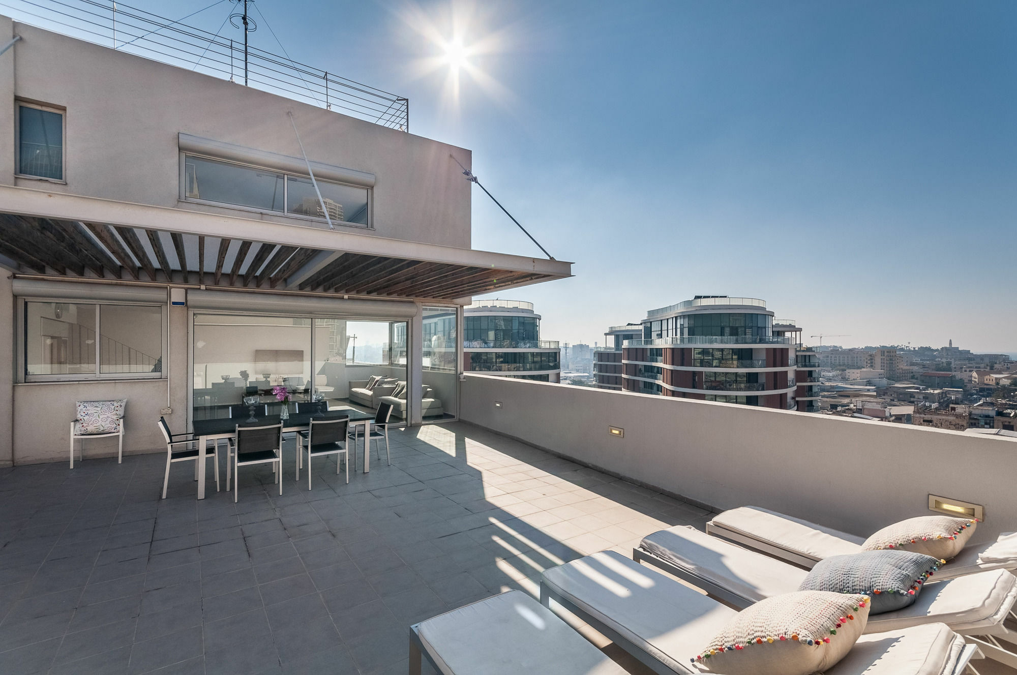 Abarbanel St Incredible Penthouse Apartment Tel Aviv Bagian luar foto